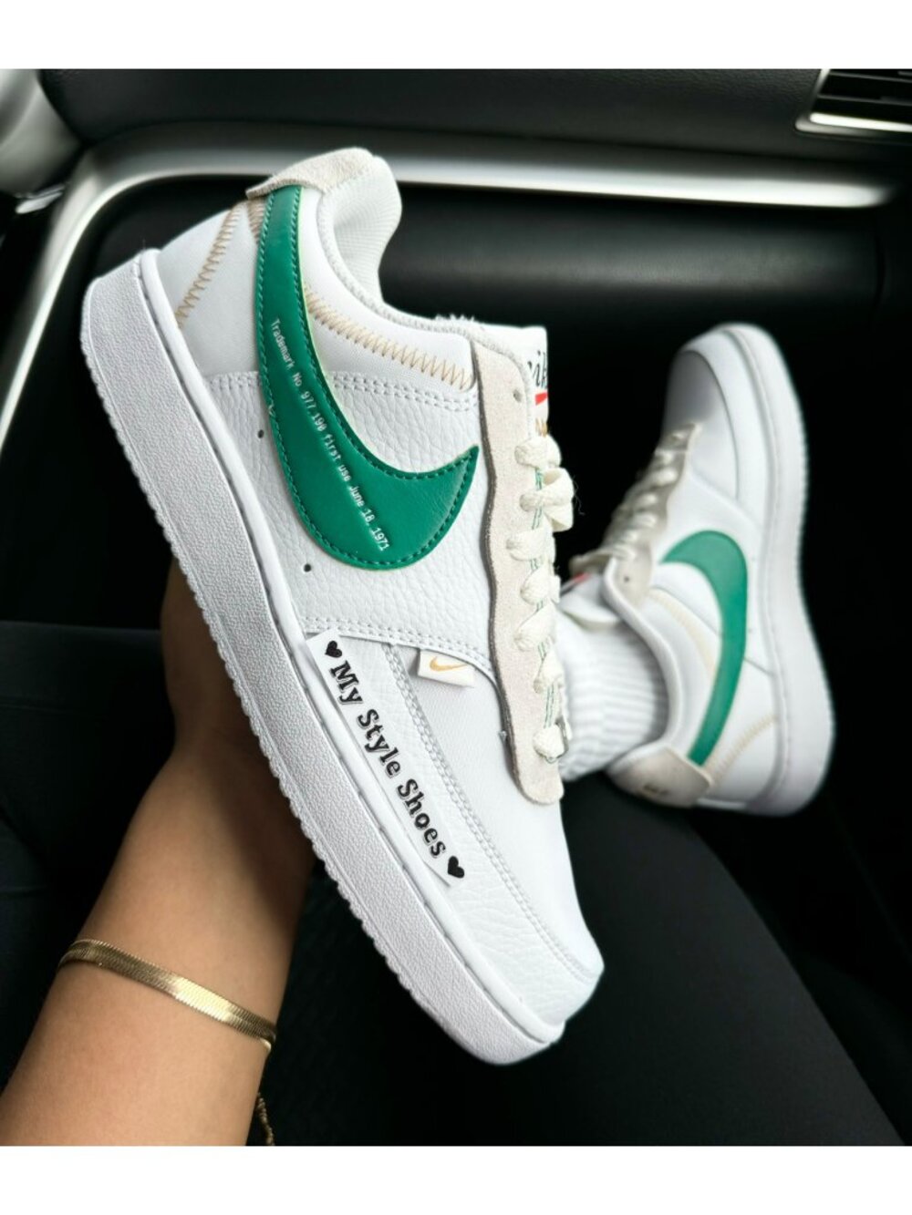 ❤️ O41 SIZE 6Y / 7.5 WOMEN'S NIKE COURT VISION LO PREM DJ2001 100